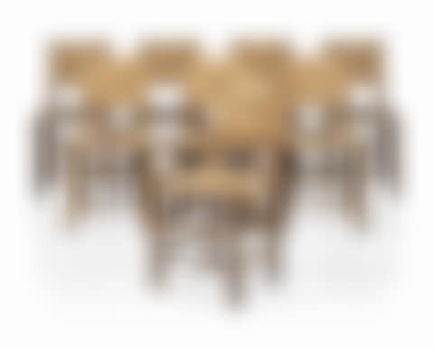 A SET OF EIGHT SIDE CHAIRS, DESIGNED CIRCA 1939 (preview)