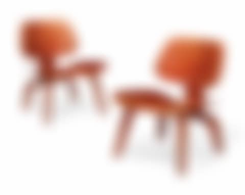 AN EARLY PAIR OF 'LCW' CHAIRS (preview)