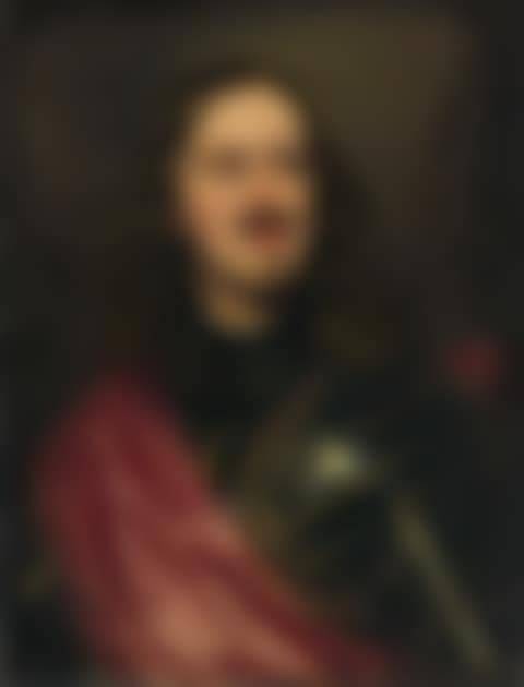 Giovan Carlo di Cosimo II de Medici (1611-1663), in armor and a red sash, bust-length (preview)