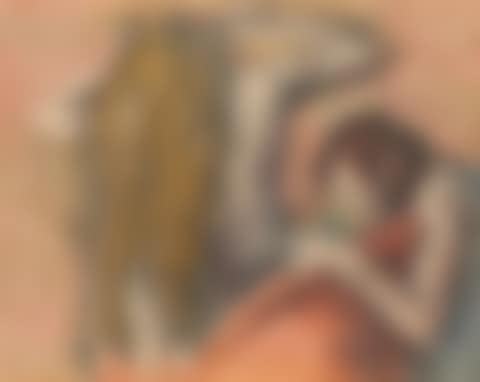 Femme se coiffant (preview)