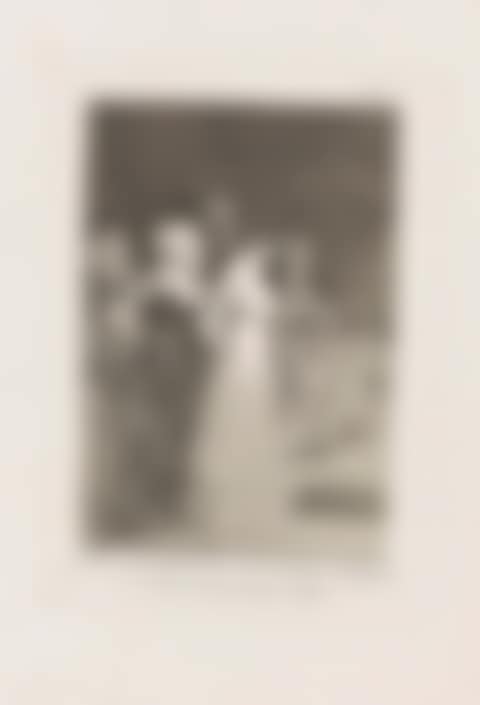 El sí pronuncian y la mano alargan al primero que llega (They say yes and give their hand to the first one who comes), from: Los Caprichos (preview)