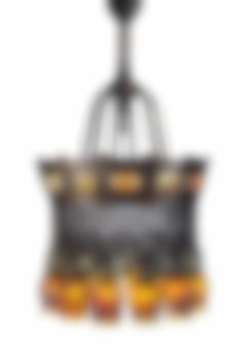 A TWELVE-LIGHT TURTLEBACK TILE MOORISH CHANDELIER (preview)