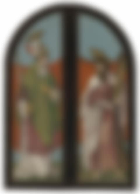 A diptych with Saint Erasmus of Formia and Saint Andrew (preview)