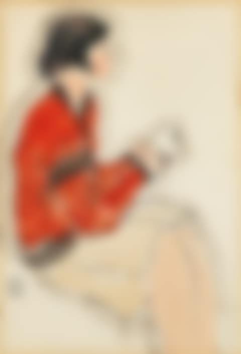 Lady Sketching (preview)