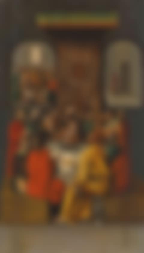 The Last Supper, with Christ washing the feet of the Disciples beyond (preview)