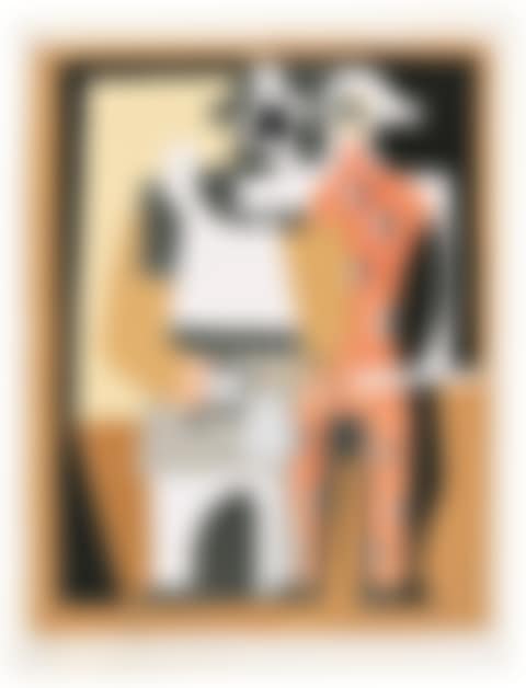 Pierrot et Arlequin, from: Dix Pochoirs (preview)
