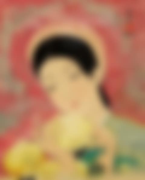 La Jeune Fille aux Pivoines (Girl with Peonies) (preview)