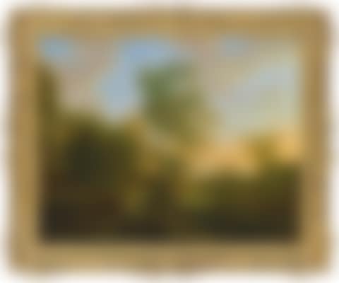 An Italianate wooded landscape with travellers (preview)