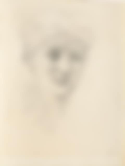 Portrait head of a young woman (preview)