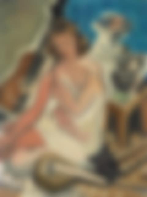Donna con chitarra (Nudo e natura morta) (preview)