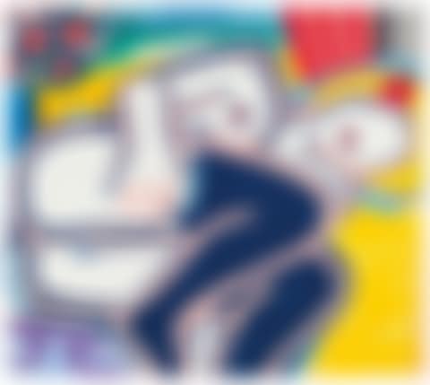 Curled Up Blue Nude (preview)