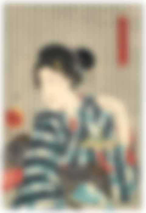 A woman with a wind ornament (preview)