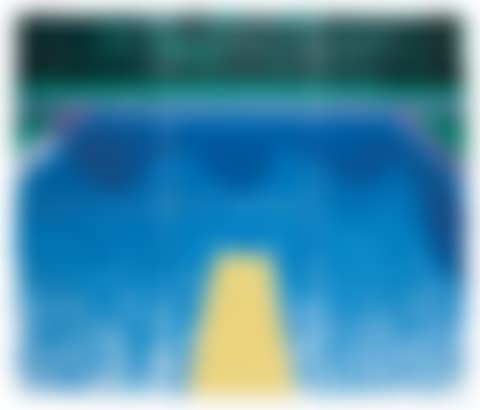 Day Pool with Three Blues (Paper Pool 7) (preview)