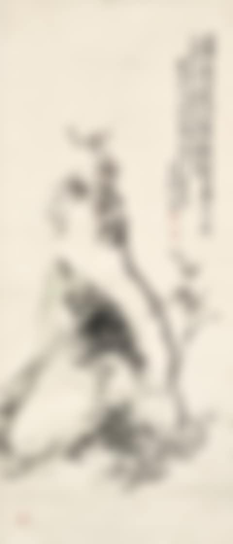 Plum Blossom and Rock (preview)
