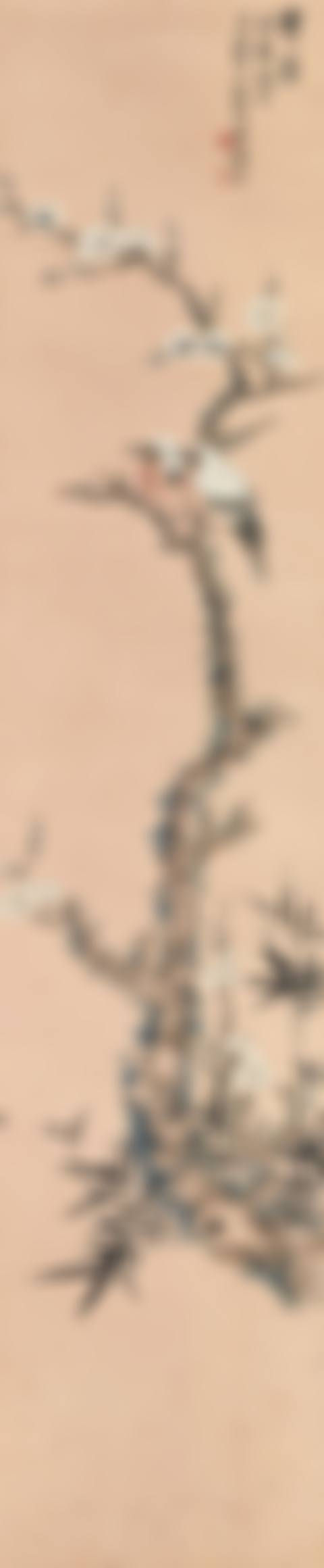 Bamboo, Plum Blossom and Two Birds (preview)