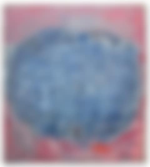 Forme bleue sur fond rose (preview)