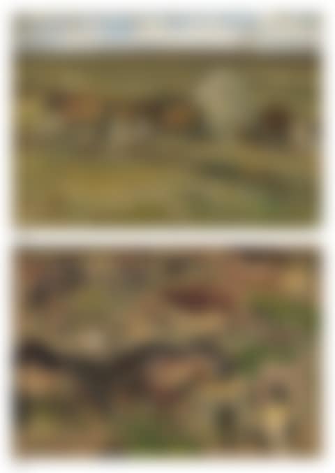 A high wind, Exmoor (recto); and Studies of Exmoor ponies (verso) (preview)