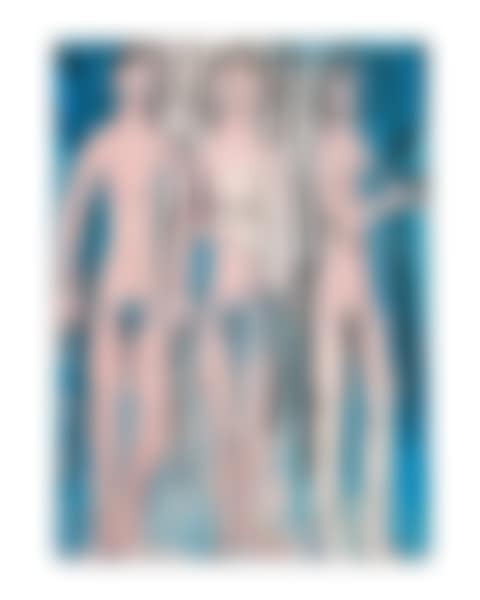 Trois femmes nues au bois (Three nude women in the woods) (preview)