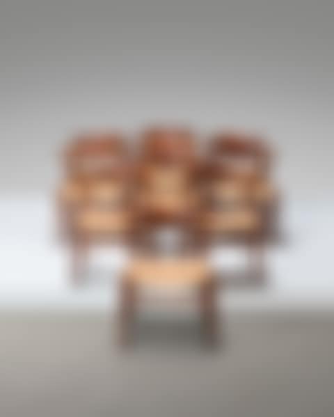 A SET OF TEN 'COWHORN' CHAIRS, MODEL NO. JH505 (preview)