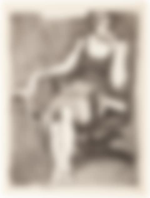Seated Woman Drinking from a Cup (preview)