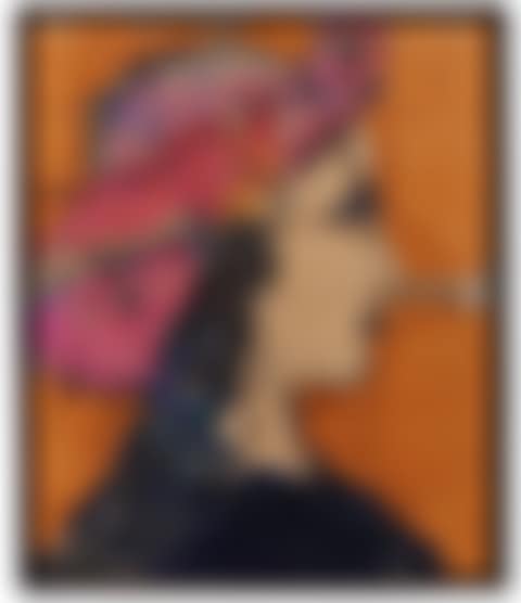 Perfil con sombrero carmín (preview)