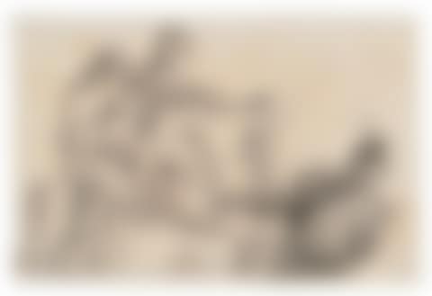 A young couple with two goats (recto); A nude male torso seen from behind (verso) (preview)
