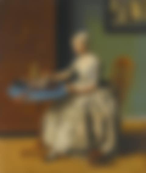 A DUTCH GIRL AT BREAKFAST (preview)