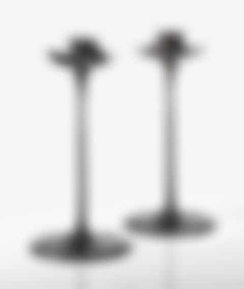 A RARE PAIR OF "DAFFODIL" CANDLESTICKS (preview)