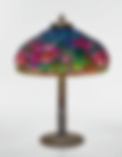 AN IMPORTANT "ELABORATE PEONY" TABLE LAMP (preview)