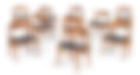SET OF TEN 'COWHORN' CHAIRS, MODEL NO. JH505 (preview)
