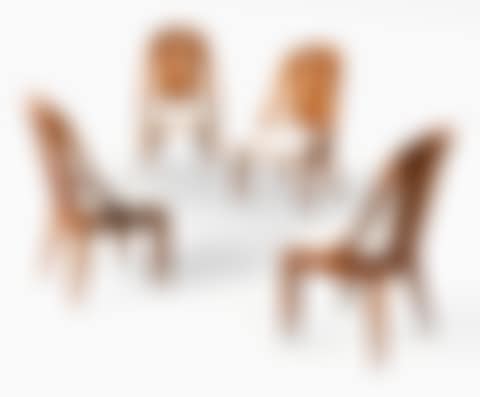 SET OF FOUR CANNELÉES CHAIRS (preview)