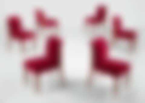 SIX "DROUANT" SIDE CHAIRS, MODEL NO. 68AR AND 1NR (preview)
