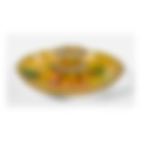 “LEAF AND VINE” FLOWER BOWL AND FROG (preview)