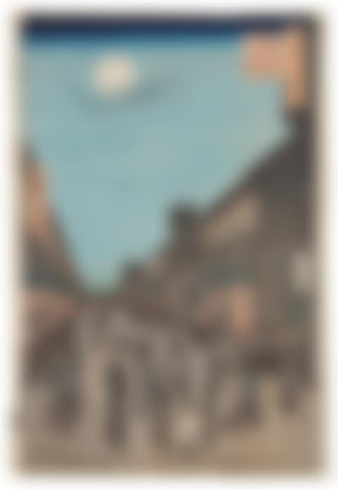FOUR PRINTS FROM THE SERIES ONE HUNDRED FAMOUS VIEWS OF EDO (MEISHO EDO HYAKKEI) (preview)