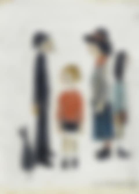 Four Figures and Dog (preview)