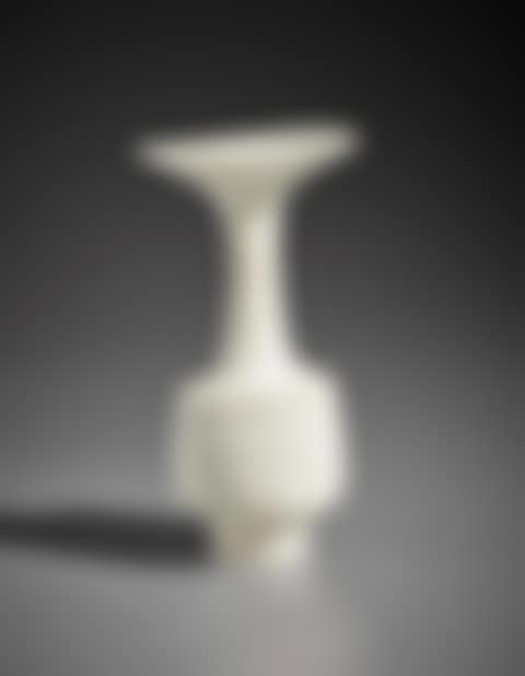 Vase with flaring lip and vertically fluted body (preview)
