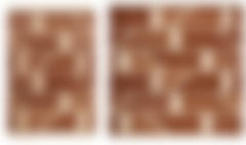 Two "Korsvirke brun" rugs (preview)