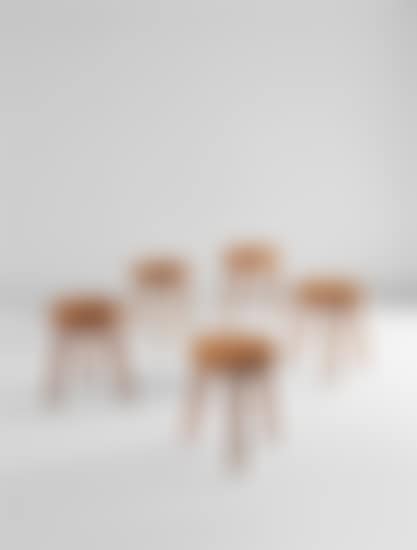 Set of five tripod stools (preview)