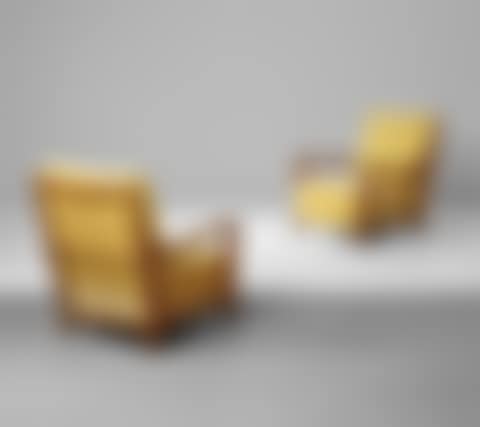 Pair of armchairs, model no. 118/F (preview)