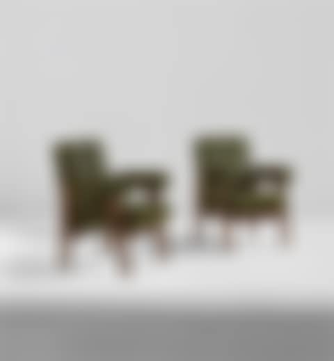 Pair of "Advocate and Press" armchairs, model no. LC/PJ-SI-41-A (preview)