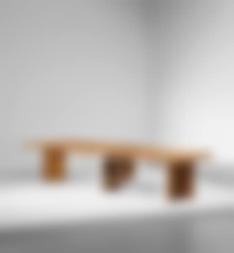 Important and rare demountable Minister’s desk, model no. LC-TAT-07-A, designed for the High Court and the Secrétariat, Chandigarh (preview)