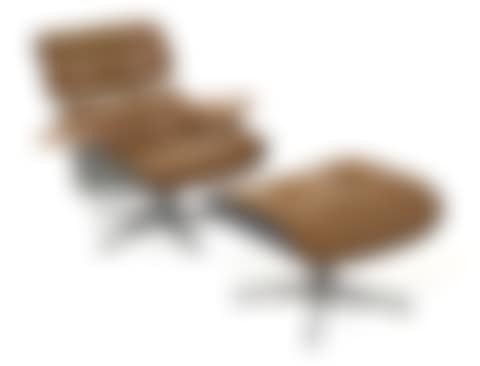 Fauteuil de repos dit "Lounge Chair 670" et son ottoman  (preview)