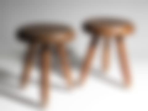 Paire de tabourets hauts dits "Berger" (preview)