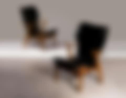 Paire de fauteuils dits "Domus lounge chair" (preview)