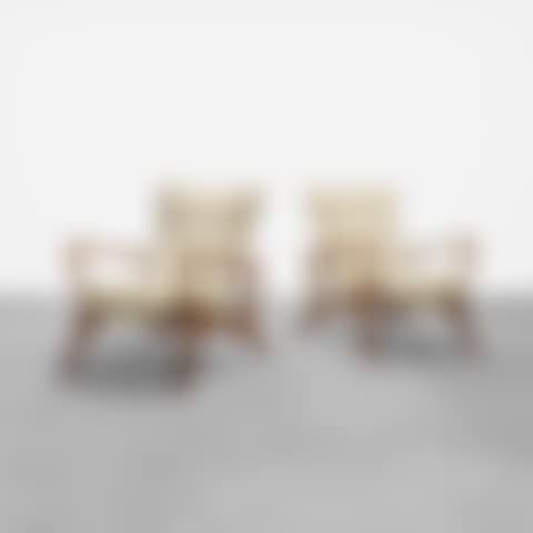 Contour lounge chairs, pair (preview)
