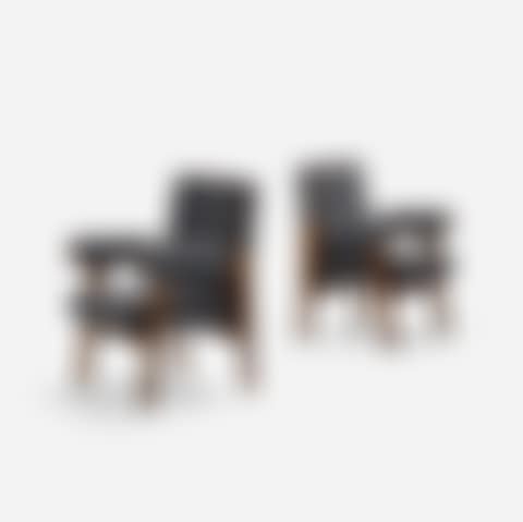 pair of Bridge armchairs from High Court, Chandigarh (preview)