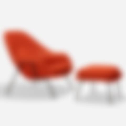 Womb chair and ottoman (preview)