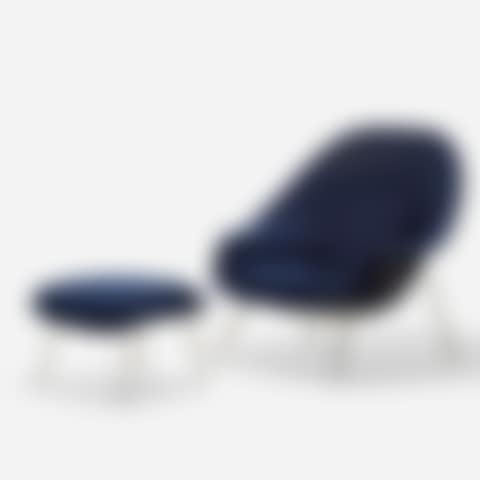 Womb chair and ottoman (preview)