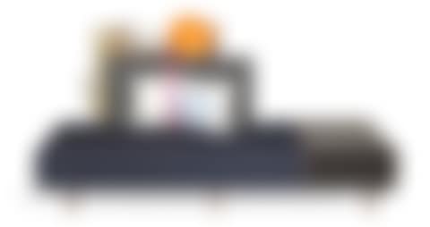 Banquette et son ottoman dits « Blackparck » (preview)