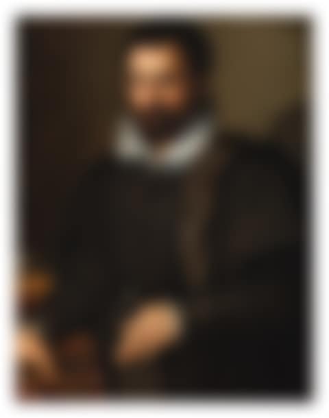 PORTRAIT OF A GENTLEMAN, THREE-QUARTERS, HIS ARM RESTING ON A WRITING TABLE (preview)